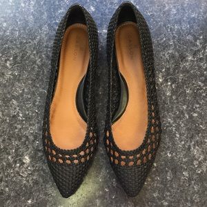 Caslon Larken Woven Flats Navy Blue